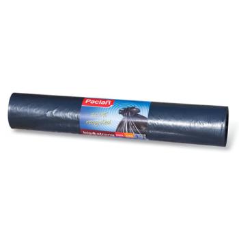 Мешки для мусора 240 л, черные, в рулоне 20 шт., ПВД, 35 мкм, 140х90 см, PACLAN "Big&Strong" - Премиум Сервис