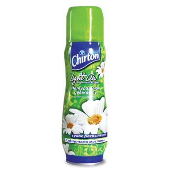 Освежитель воздуха аэрозольный 300 мл, CHIRTON (Чиртон) Light Air, "Натуральная свежесть", сухое распыление - Премиум Сервис