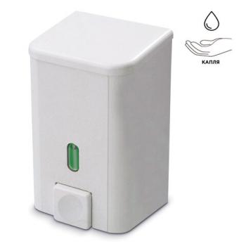 Дозатор для жидкого мыла и антисептика PRIMA NOVA, НАЛИВНОЙ, белый, 0,5 л, SD01 - Премиум Сервис