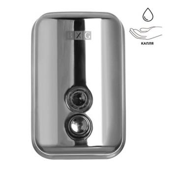 Дозатор для жидкого мыла BXG antivandal, наливной, нержавеющая сталь, 0,5 л, BXG SD H1-500 - Премиум Сервис