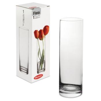 Ваза "Flora", колба, высота 26,5 см, стекло, PASABAHCE, 43767 - Премиум Сервис