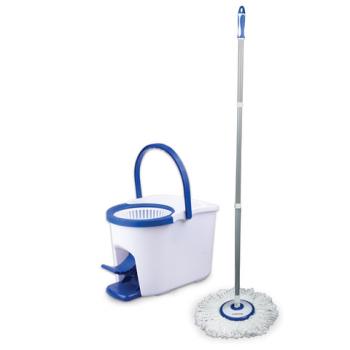 Набор для уборки LAIMA, ведро 11 л/5 л с отжимом и педалью, швабра с круглой насадкой на липучке, 601459 - Премиум Сервис