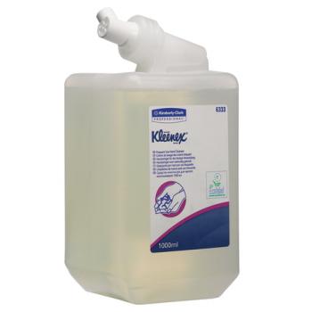 Картридж с жидким мылом одноразовый KIMBERLY-CLARK Kleenex, 1 л, прозрачный, диспенсер 601541, АРТ. 6333 - Премиум Сервис