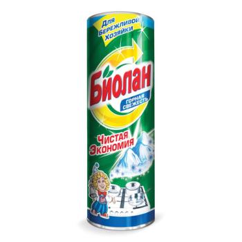 Чистящее средство 400 г, БИОЛАН "Горная свежесть", порошок, 33-6 - Премиум Сервис
