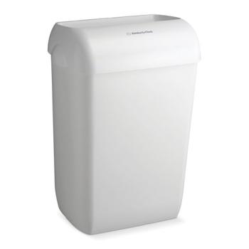 Контейнер для мусора, 43 л, KIMBERLY-CLARK Aquarius, белый, 56,9х42,2х29 см, без крышки, 6993 - Премиум Сервис