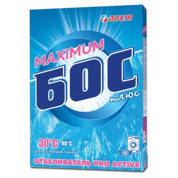 Средство для отбеливания и чистки тканей 600 г, БОС плюс "Maximum", порошок - Премиум Сервис
