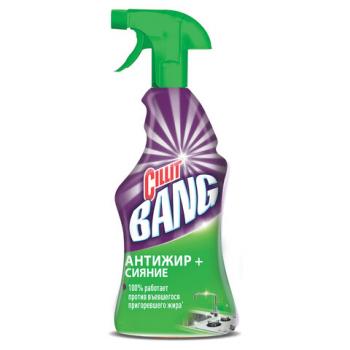 Средство для чистки плит, духовок 750 мл, CILLIT BANG "Антижир + Сияние", распылитель, 24203 - Премиум Сервис