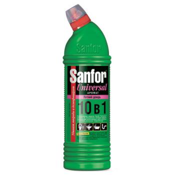 Чистящее средство 1 кг, SANFOR Universal (Санфор Универсал) "Летний Дождь", гель, 1956 - Премиум Сервис