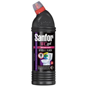 Чистящее средство 750 г, SANFOR WC gel (Санфор гель) "Special Black", 1896 - Премиум Сервис
