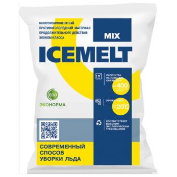 Реагент антигололедный 25 кг, ICEMELT Mix, до -20С, хлористый натрий, мешок - Премиум Сервис