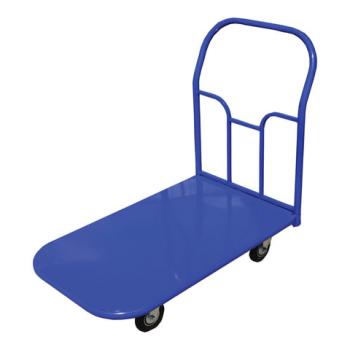 Тележка грузовая платформенная 4-х колесная ТП2 (грузоподъемность - 300 кг, колеса на литой резине D=125 мм) - Премиум Сервис