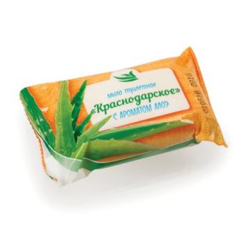 Мыло туалетное 100 г КРАСНОДАРСКОЕ (Меридиан), "Алоэ", МИНПРОМТОРГ - Премиум Сервис