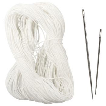 Набор для прошивки документов (игла 80 мм, игла 58 мм, нить 30 м), в блистере, STAFF, 602465 - Премиум Сервис