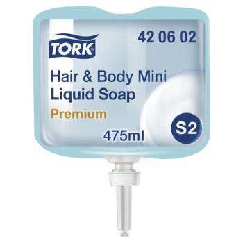 Картридж с жидким мылом-гелем одноразовый TORK (Система S2) Premium, 0,475 л, 420602 - Премиум Сервис