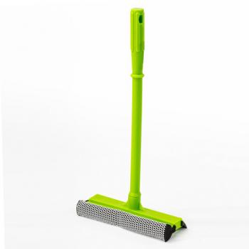 Окномойка ЛЮБАША, пластиковая ручка 40 см, рабочая часть 20 см (стяжка, губка, ручка), 603614 - Премиум Сервис