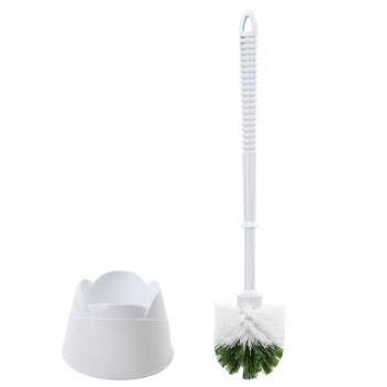 Ерш для унитаза ЛЮБАША, с подставкой, пластик, белый, 603627 - Премиум Сервис