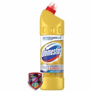Средство для уборки туалета 1 л, DOMESTOS (Доместос) "Ультра Блеск", гель, 67068933 - Премиум Сервис