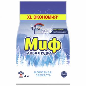 Стиральный порошок-автомат 4 кг, МИФ, 3 в 1, "Морозная свежесть", MS-81583945 - Премиум Сервис