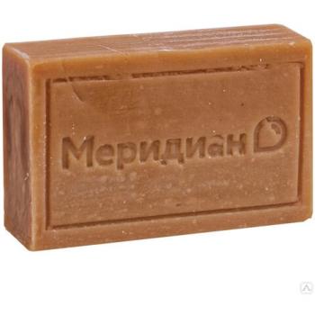 Мыло хозяйственное 72%, 150 г (Меридиан), без упаковки - Премиум Сервис