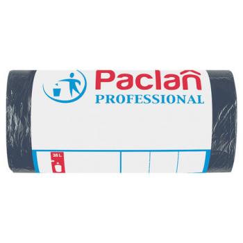 Мешки для мусора 35 л, черные, в рулоне 50 шт., ПНД, 6,2 мкм, 50х60 см, PACLAN "Professional", 40303 - Премиум Сервис