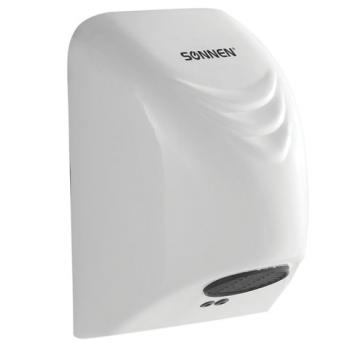 Сушилка для рук SONNEN HD-988, 850 Вт, пластиковый корпус, белая, 604189 - Премиум Сервис