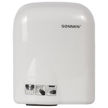 Сушилка для рук SONNEN HD-165, 1650 Вт, пластиковый корпус, белая, 604191 - Премиум Сервис