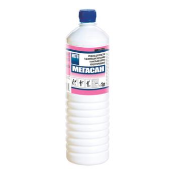 Средство для уборки санитарных помещений 1 л, МЕГАСАН, дезинфицирующее, концентрат, К 310 у - Премиум Сервис