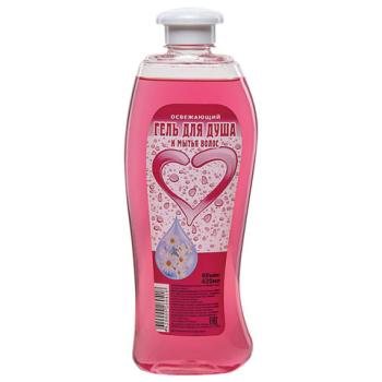 Гель для душа и мытья волос 420 мл, "Освежающий", ГЕ-02 - Премиум Сервис