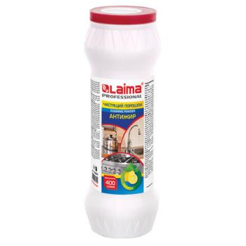 Чистящее средство 400 г, LAIMA PROFESSIONAL Антижир "Лимон", порошок, 604654 - Премиум Сервис