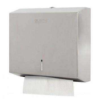 Диспенсер для полотенец LAIMA PROFESSIONAL BASIC (H2) Z-сложения, нержавеющая сталь, матовый, 605050 - Премиум Сервис