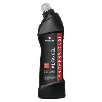Средство для уборки санитарных помещений 750 мл, PRO-BRITE ALFA-GEL, кислотное, концентрат, гель, 054-075 - Премиум Сервис