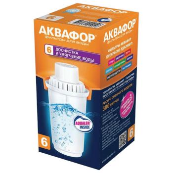 Сменная кассета АКВАФОР "В6", умягчение воды, для фильтров АКВАФОР, 203812 - Премиум Сервис
