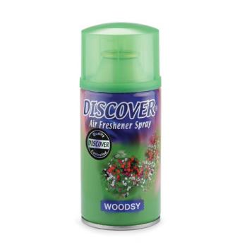 Сменный баллон 320 мл, DISCOVER "Woodsy", свежий лесной, для диспенсеров DISCOVER, 61167 - Премиум Сервис
