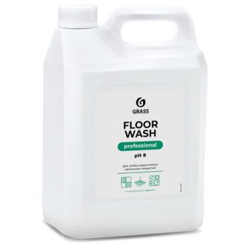 Средство для мытья пола 5,1 кг GRASS FLOOR WASH, нейтральное, низкопенное, концентрат, 125195 - Премиум Сервис