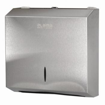 Диспенсер для полотенец LAIMA PROFESSIONAL INOX, (Система H2) Z-сложения, нержавеющая сталь, матовый, 605694 - Премиум Сервис