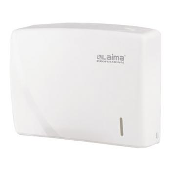 Диспенсер для полотенец LAIMA PROFESSIONAL ORIGINAL (Система H2), Z-сложения, белый, ABS-пластик, 605759 - Премиум Сервис