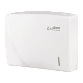 Диспенсер для полотенец LAIMA PROFESSIONAL ORIGINAL (Система H2), Z-сложения, белый, ABS-пластик, 605759 - Премиум Сервис