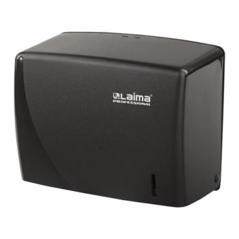 Диспенсер для полотенец LAIMA PROFESSIONAL ORIGINAL (Система H3), V-сложения, черный, ABS, 605762 - Премиум Сервис