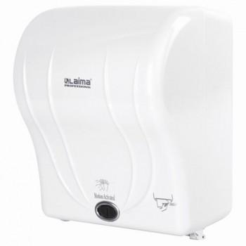 Диспенсер для полотенец в рулонах LAIMA PROFESSIONAL ORIGINAL (Система Н1), СЕНСОРНЫЙ, белый, ABS-пластик, 605765 - Премиум Сервис