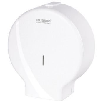 Диспенсер для туалетной бумаги LAIMA PROFESSIONAL ORIGINAL (Система T1), БОЛЬШОЙ, белый, ABS-пластик, 605768 - Премиум Сервис