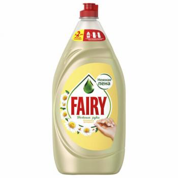Средство для мытья посуды 1,35 л FAIRY (Фейри) Нежные руки, "Ромашка и витамин Е", 740297 - Премиум Сервис