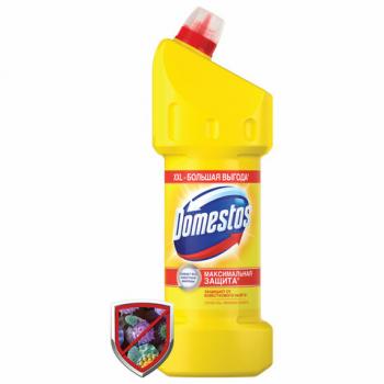 Чистящее средство 1,5 л, DOMESTOS (Доместос) "Лимонная свежесть", с отбеливающим эффектом, 67682978 - Премиум Сервис