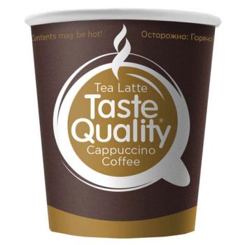 Одноразовые стаканы 100 мл, КОМПЛЕКТ 60 шт., бумажные однослойные, "Taste Quality", холодное/горячее, ФОРМАЦИЯ, HB62-120-0076 - Премиум Сервис