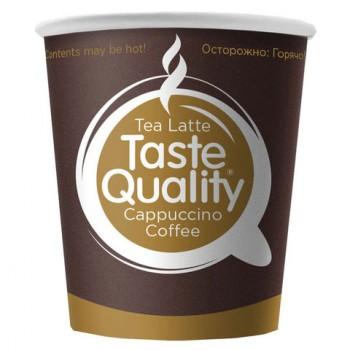 Одноразовые стаканы 100 мл, КОМПЛЕКТ 60 шт., бумажные однослойные, "Taste Quality", холодное/горячее, ФОРМАЦИЯ, HB62-120-0076 - Премиум Сервис