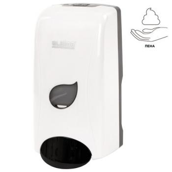 Дозатор для мыла-пены LAIMA PROFESSIONAL ECO, НАЛИВНОЙ, 1 л, белый, ABS-пластик, 606552 - Премиум Сервис