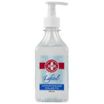 Антисептик-гель для рук спиртосодержащий (68%) 250мл LAFITEL (Лафитель), Алоэ, 095-006 - Премиум Сервис