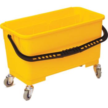 Тележка для мытья окон и уборки 24 л LAIMA PROFESSIONAL, на колесах, отжим для окномоек и PVA швабр, 606662 - Премиум Сервис