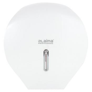 Диспенсер для туалетной бумаги LAIMA PROFESSIONAL BASIC (Система T2), малый, белый, ABS-пластик, 606682 - Премиум Сервис