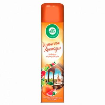 Освежитель воздуха аэрозольный 290 мл AIRWICK "Испанские каникулы "- "Грейпфрут и Цветущий Лайм", 93107, 3094510 - Премиум Сервис