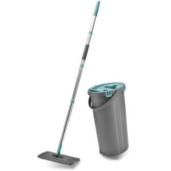 Швабра с отжимом и двухкамерным ведром 8 л/7 л, набор для уборки MILEY LIGHT, насадка 607751, 100-144 - Премиум Сервис
